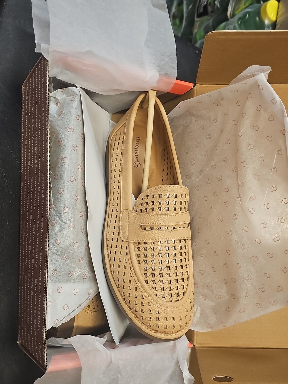 Baretraps Camel Woven Penny Loafer - SO COMFORTABLE!!